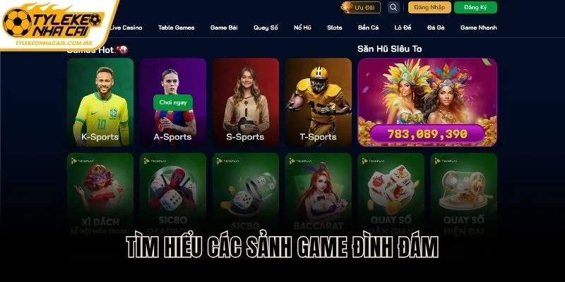 4 sảnh game trực tuyến hấp dẫn nhất tại nền tảng ZBET